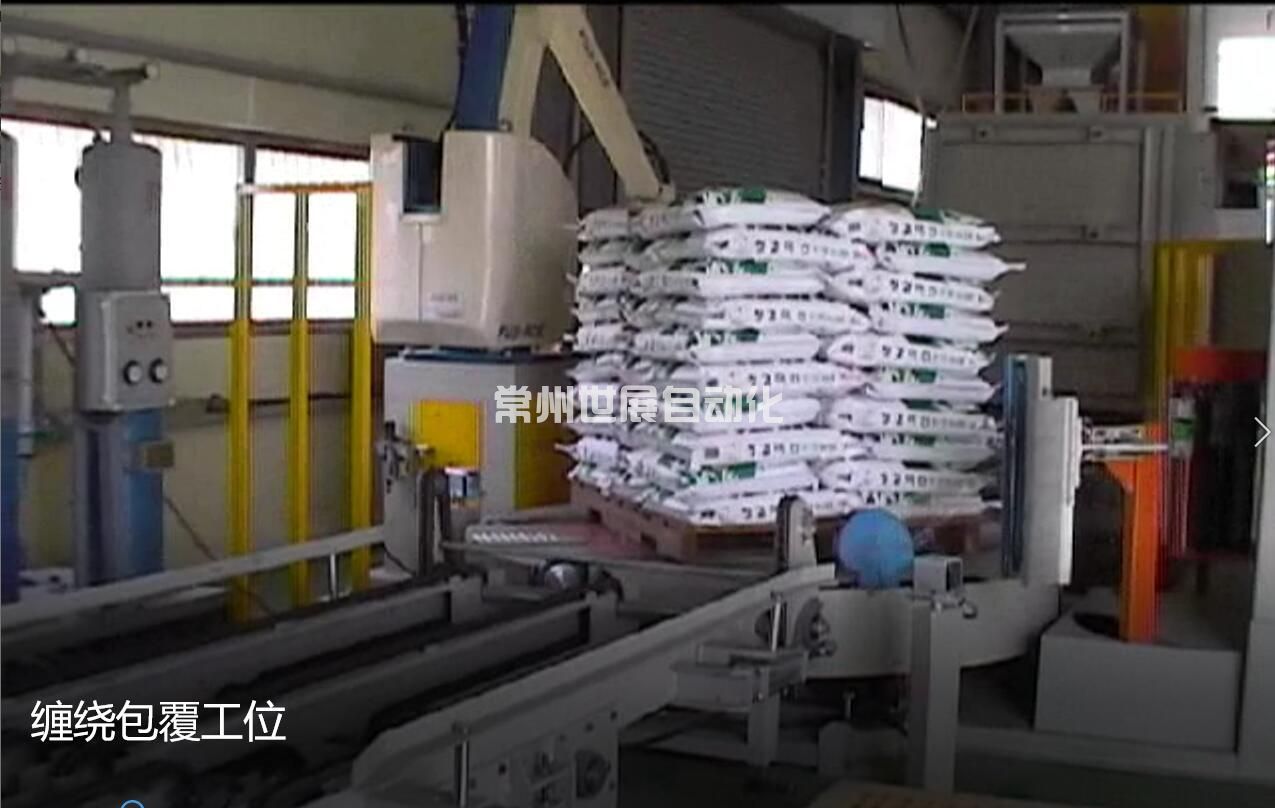缠绕包覆工位